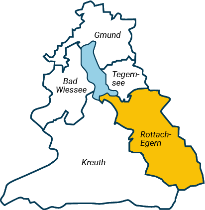 Bild vergrößern: Lagekarte Rottach-Egern